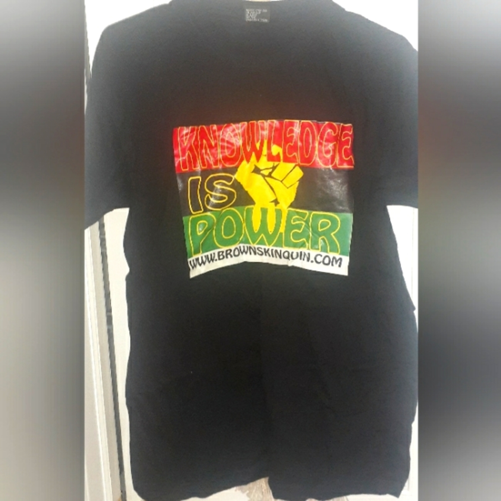 Knowledge is power tee